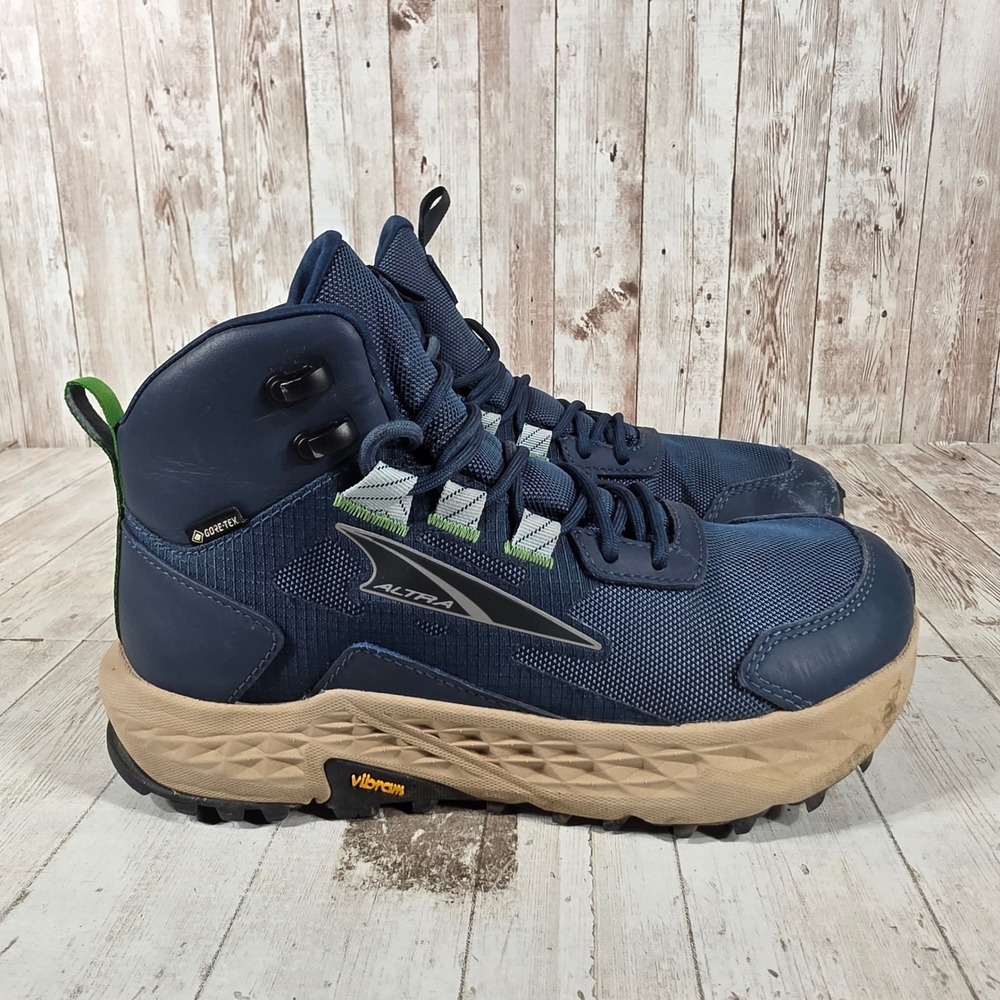 Altra Timp GTX Womens 7 Navy Blue‎ Gore-Tex Waterproof Hiking Boots ALOA85P8445